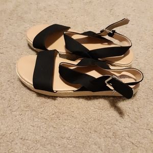 Black Espadrille Sandals